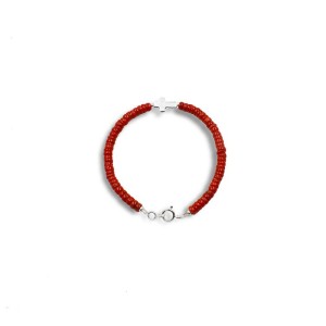 Bracelet homme en corail  BRCORH002A