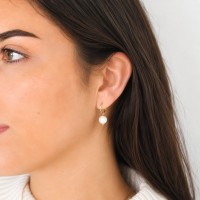Petite créole en nacre blanche BONACF0032G