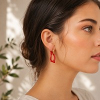 Créole et son nœud de corail rouge BOCORF0032G