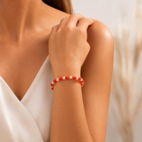 Bracelet corail et aigue-marine BRCORF0087G