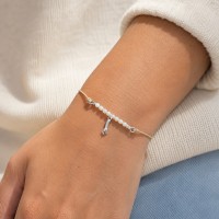 Bracelet fantaisie nacre et main argent BRNACFT0014A