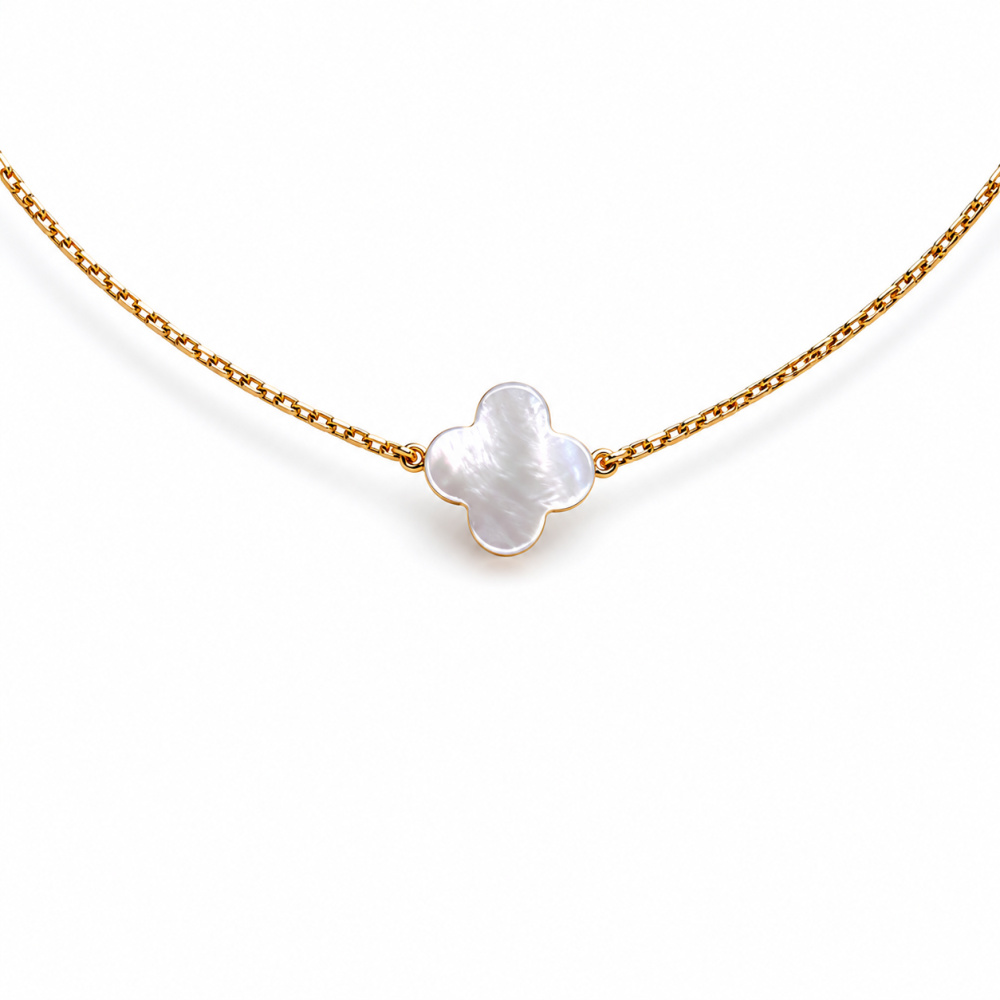 Collier et son trèfle en nacre CONACF0030G