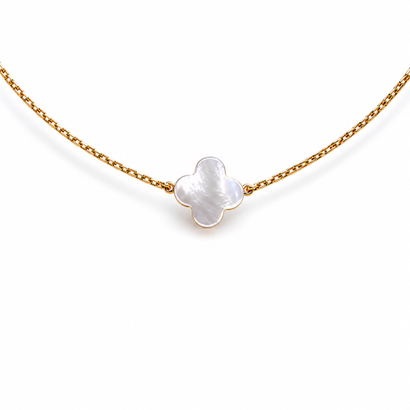 Collier et son trèfle en nacre CONACF0030G