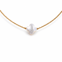 Collier et son trèfle en nacre CONACF0030G