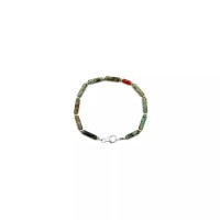 Bracelet homme en turquoise et corail rouge BRCORH0010A