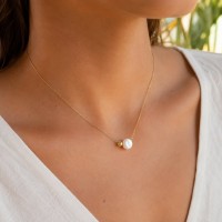 Collier avec sa belle perle de nacre CONACF0044G