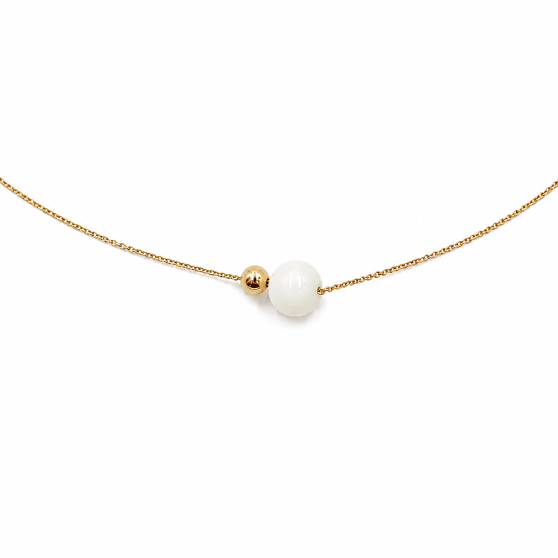 Collier avec sa belle perle de nacre CONACF0044G