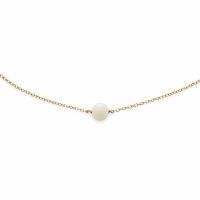 Collier avec sa perle de nacre blanche CONACF0035G