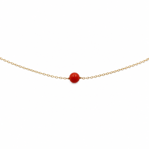 Collier avec sa perle de...