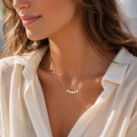 Collier en rondelles de nacre CONACF0022G
