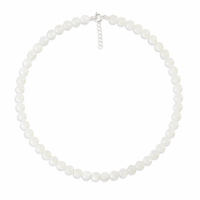 Collier en perles de nacre blanche CONACF0018A