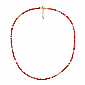 Collier en corail et...