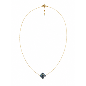 Collier Trèfle en nacre abalone CONACF0074G