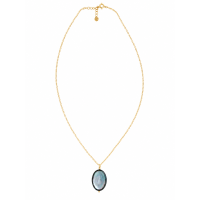 Collier en nacre grise & Gold Filled  CONACF0076G