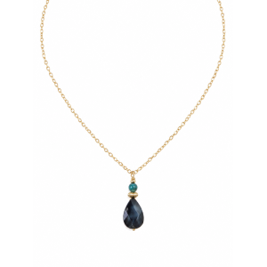 Collier en nacre grise et...