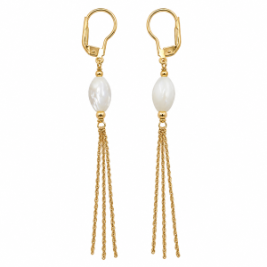 Boucles d'oreilles en nacre...