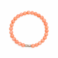 Bague en corail rose BACORFROS009A