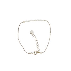Bracelet en argent et perle de nacre blanche BRNACF0016A