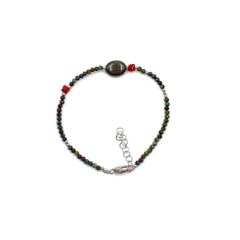 Collier Exceptionnel En Corail Véritable - Pièce Unique Avec Pierres - Bijou Ancien