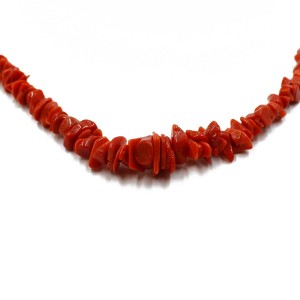 Collier en corail rouge COCORF0022A