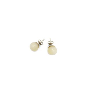 Boucles d'oreilles en perle de nacre BONACF002A