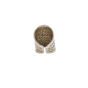 Bague argent et corail rouge BACORF002A