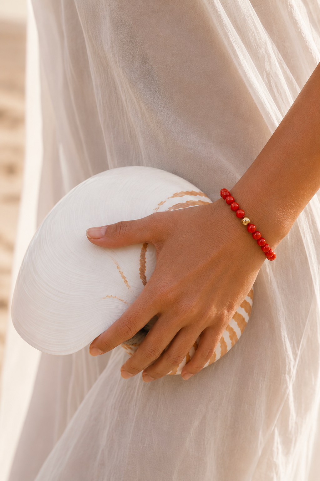 Bijoux en corail pour femme